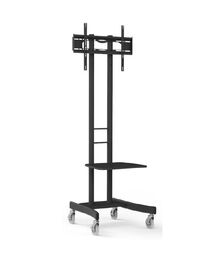 ATDEC Black -TV Mobile Cart for medium and large displays AD-TVC