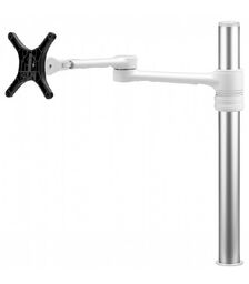 ATDEC Single Arm Desktop Monitor Mount White AF-AT-SW