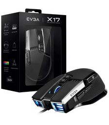 EVGA X17 Gaming Mouse Black - (903-W1-17BK-K3)