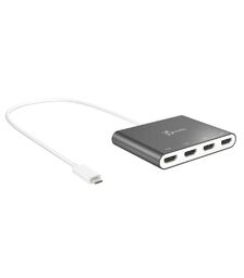 J5create USB-C to 4-Port Quad HDMI Multi-Monitor Adapter (JCA366)