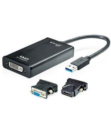 J5create USB 3.0 DVI Display Adapter VGA and HDMI Adapters JUA330U