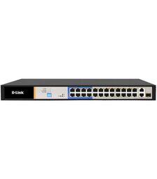 D-Link 26-Port PoE Ethernet Switch 2 Gigabit Uplink DES-F1026P-E