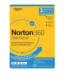 Norton 360 Standard 1 User 3 Device OEM (21396503)
