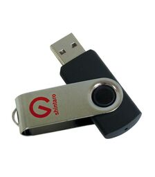 Shintaro 16GB USB2.0 Rotating Pocket Disk - 08SHR16GB