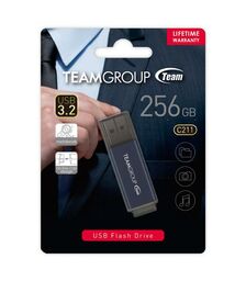 TEAM C211 USB3.2 Gentleman Grey - 08T-C211-256GB