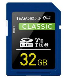 Team Classic SD Memory Card 32GB - 09T-CLASSICSD-32GB