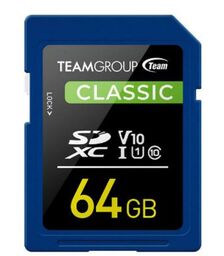 Team Classic SD Memory Card 64GB - 09T-CLASSICSD-64GB