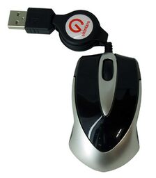 Shintaro Notebook Mini Optical Retractable Cable Mouse - 14SHM02