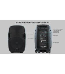 Misc Refurbished Gemini Portable PA Speaker System - AS-10TOGO-NQR