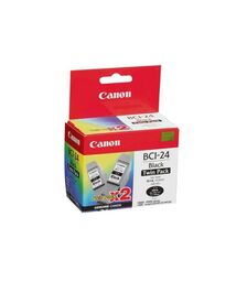 Canon BCI24BK TWIN BLACK INK TANK-2 PACK - P/N:BCI24BK-TWIN
