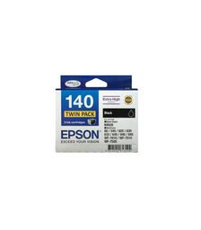 Epson 140 Extra High Capacity Black Ink Cartridge Twin Pack - C13T140194