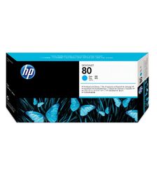 HP No 80 Cyan Printhead & Cleaner 17ml - C4821A