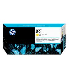 HP No 80 Yellow Printhead & Cleaner 17ml - C4823A