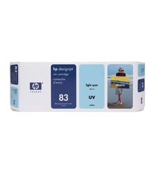 HP 83 UV Light Cyan Ink Cartridge (C4944A)