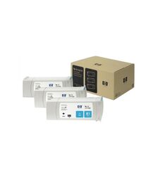 HP No 81 DYE 3 X 680 ml Cyan Ink Cartridge - C5067A