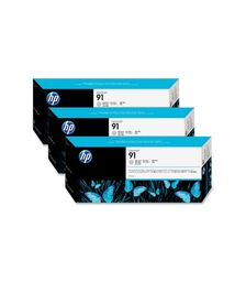 HP 91 Light Grey Ink Cartridge 3 Pack - C9482A