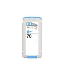 HP No 70 Cyan Ink Cartridge Twin Pack - CB343A