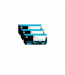 HP 91 Yellow Ink Cartridge - 3-Pack (C9485A)
