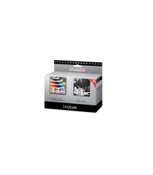 Lexmark 43 44 Black and Colour Twin Pack Ink Cartridge TPANZ15