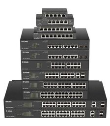 D-Link 26-Port Smart Managed Switch with 24 PoE+ DGS-1100-26MPV2