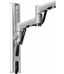 ATDEC Single Monitor Arm Channel Wall Mount Silver AWMS-46W35
