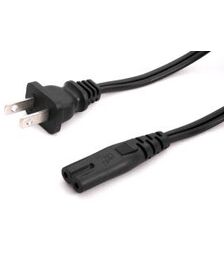 Alloy Power Cord 2 Pin USA Female 2M - PWR-USC7