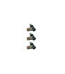 Shintaro 16GB Rotating Pocket Disk 3 Pack USB2.0 - 08SHR16GB-3PK