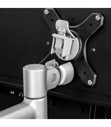 ATDEC Single Monitor Arm Channel Wall Mount Silver AWMS-46W35