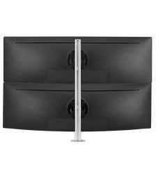 ATDEC Dual Curved Monitor Mount Silver AWMS-2-LTH75-S-KIT