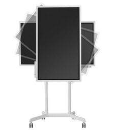 ATDEC TV Cart White Mobile w/Rotation AD-TVC-70R-W