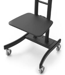 ATDEC Black -TV Mobile Cart for medium and large displays AD-TVC