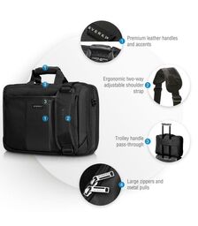 EVERKI 17.3" Versa Checkpoint Friendly Briefcase - (EKB427BK17)