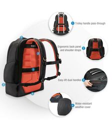 EVERKI ContemPRO 117 Laptop Backpack up to 18.4-Inch (EKP117B)