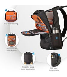 EVERKI 14.1" Slim Backpack Perfect for MacBook Pro 15 (EKP118)