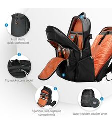 EVERKI Business 120 Travel Friendly Laptop Backpack - (EKP120)