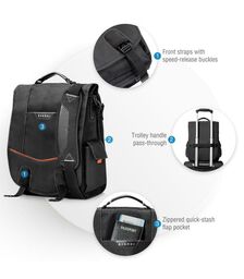EVERKI 14.1" Urbanite Messenger Perfect for MacBook Pro (EKS620)