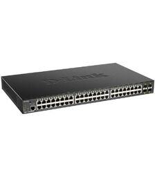 D-Link 52-Port Gigabit Smart Managed PoE Switch - DGS-1250-52XMP