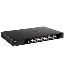D-Link 28-Port Stackable Smart Managed Switch - (DGS-1520-28MP)