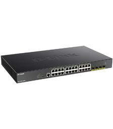 D-Link 28-Port Gigabit Smart Managed PoE Switch - (DGS-1250-28XMP)