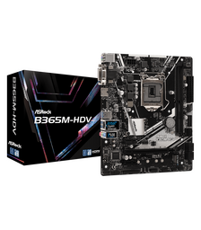 ASRock B365M-HDV Desktop Motherboard Socket H4 LGA-1151 Micro ATX