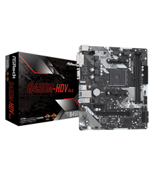 ASRock B450M-HDV R4.0 Desktop Motherboard AMD Socket AM4