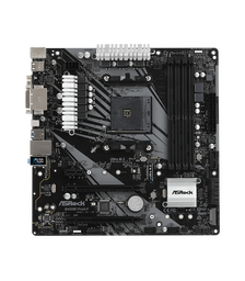 ASRock B450M Pro4-F AMD Socket AM4 Desktop Motherboard