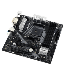 ASRock B450M Pro4-F AMD Socket AM4 Desktop Motherboard