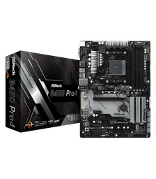 ASRock B450 Pro4 Desktop Motherboard AMD Socket AM4