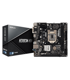 ASRock H310CM-HDV Desktop Motherboard Socket H4 LGA-1151 Intel