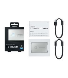 Samsung T7 Touch Portable SSD 2TB USB3.2 - 06SU-T7-2TSIL