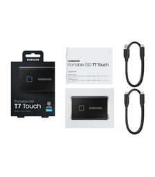 Samsung T7 Touch Portable SSD 500GB USB3.2 - 06SU-T7-500GBLK