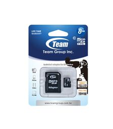 Team Group Memory Card Micro SDHC 8GB - 09T-MCSDHC8GB10