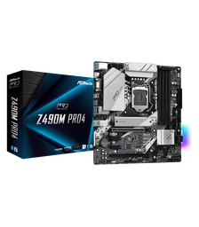 ASRock Z490M Pro4 Desktop Motherboard Micro ATX LGA-1200 Intel