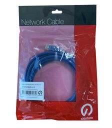 Shintaro Cat6 24 AWG Patch Lead Blue - 01SHC6-BLU-1